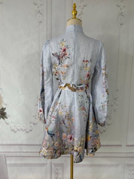 NWOT! Zimmermann Rebellion Button Mini Dress - Picture 9 of 13